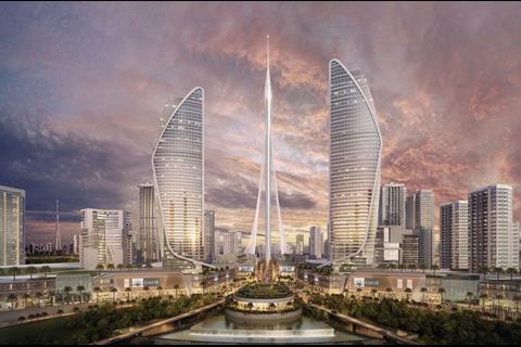 The Tower at Dubai Creek, by Santiago Clatrava Valls